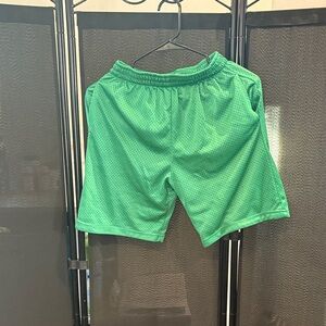 Green Boys Athletic Shorts